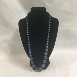 Blue Beaded Necklace - Women Jewelry